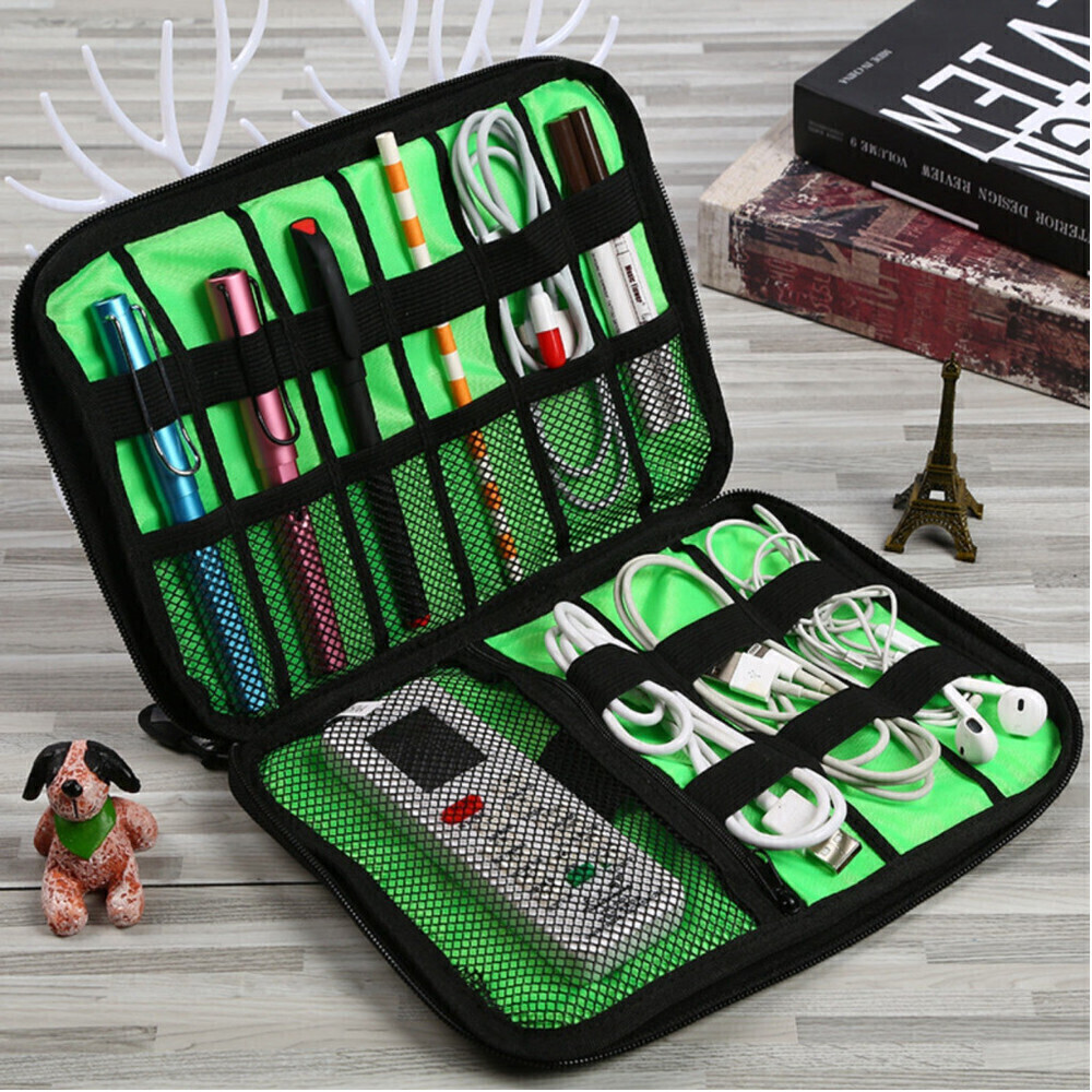 Electronic Device Storage Case In Light Blue - Picture 2 of 7